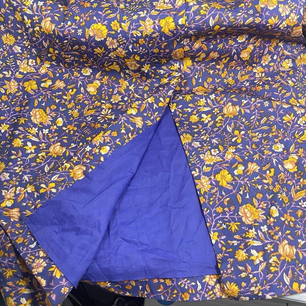 J.Crew Cutout Cotton Poplin Dress  Midnight Floral Puff Sleeve Size 14 New NWT - Picture 12 of 12